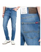 Mustang Мъжки дънки Style Tramper Tapered права кройка средна талия дълги 5 джоба цип памук син Син
