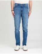 Mustang Мъжки дънки Style Tramper Tapered права кройка средна талия дълги 5 джоба цип памук син Син