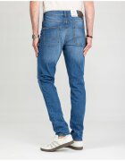 Mustang Мъжки дънки Style Tramper Tapered права кройка средна талия дълги 5 джоба цип памук син Син