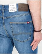 Mustang Мъжки дънки Style Tramper Tapered права кройка средна талия дълги 5 джоба цип памук син Син