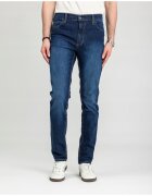 Mustang Мъжки дънки Style Tramper Tapered Slim Fit Средна талия Дълги 5 джоба Цип Памук Син Син