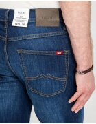 Mustang Мъжки дънки Style Tramper Tapered Slim Fit Средна талия Дълги 5 джоба Цип Памук Син Син