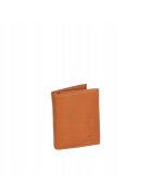 Mustang Мъжки портфейл - Livorno Wallet Tall - 100% естествена кожа - с лого - отделения за карти - джоб за монети - елегантен дизайн - един размер