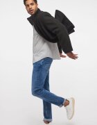 Mustang Мъжко яке - David Winter Coat - Regular Fit - Класически дизайн - Дълги ръкави - 2 джоба - С копчета - Памук - 2XL INTL - Черно