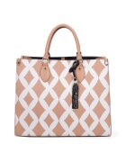 My-Best Bag Кожена чанта 37655 с принт