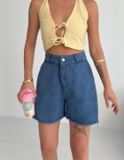MyFashion Дамски дънки Памук Кобалтово синьо