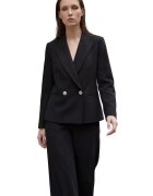 MyFashion Дамско сако класическо с копчета черно