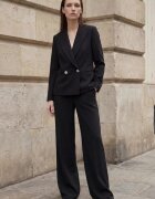 MyFashion Дамско сако класическо с копчета черно