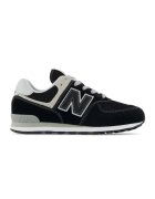 New Balance Дамски спортни обувки - Suede - Черно/Бяло