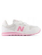New Balance детски велкро - Бял/Розово