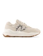 New Balance Кожени спортни обувки 57/40 с текстилна подплата - Тъмнобежово/Tъмносив