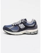 New Balance Маратонки 2002R с велур - Сив/Океанско синьо