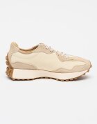 New Balance Маратонки 327 classic с връзки Бял/Шампанско бежово