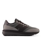 New Balance Маратонки 370 с кожа и синтетика Тъмнокафяв