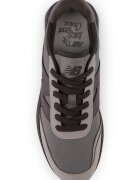 New Balance Маратонки 370 с кожа и синтетика Тъмнокафяв
