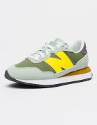 New Balance Маратонки с текстил Шафраново жълто/Въглен сиво/Тъмнозелен/Персийско зелено