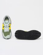 New Balance Маратонки с текстил Шафраново жълто/Въглен сиво/Тъмнозелен/Персийско зелено