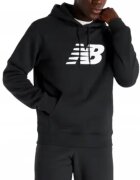 New Balance Мъжки суичър стандартна кройка - с качулка - черен - памук
