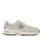 New Balance Мрежести маратонки 530 с еко кожа Слонова кост/Tъмносив
