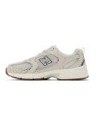 New Balance Мрежести маратонки 530 с еко кожа Слонова кост/Tъмносив