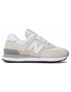 New Balance Pantofi sport cu insertii din piele intoarsa si textil 574