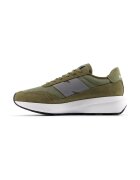 New Balance Скосени спортни обувки с велур - Каки