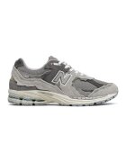 New Balance Спортни обувки 2002R с велур - Сиво-бежов/Tъмносив