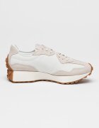 New Balance Спортни обувки 327 с кожа и велур Слонова кост/Лилав