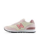 New Balance Спортни обувки 515 под глезена с велур - Бледо розово/Прашно розово/Крем