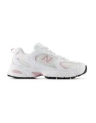New Balance Спортни обувки 530 с лого - Бял/Пастелнорозов