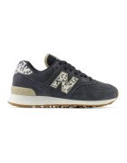 New Balance Спортни обувки 574 с лого и връзки - Антрацитно сиво