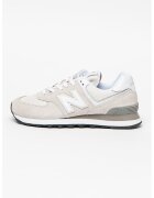 New Balance Спортни обувки 574 с велур - Бежов/Мръснобял