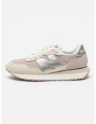 New Balance Спортни обувки Classics с велур - Светло сив - Прашно розово - Сребрист - Светло сив/Прашно розово/Сребрист