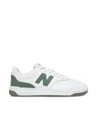 New Balance Спортни обувки с контрастно лого - Кожени - Бял - Зелен - Бял/Зелен