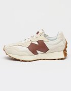 New Balance Унисекс маратонки 327 с велур Бял/Кафяв