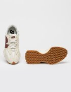 New Balance Унисекс маратонки 327 с велур Бял/Кафяв