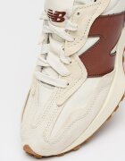 New Balance Унисекс маратонки 327 с велур Бял/Кафяв