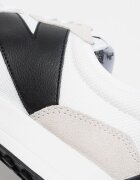 New Balance Унисекс Мрежести спортни обувки 327 с кожа и велур Бял