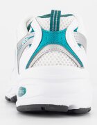 New Balance Унисекс мрежести спортни обувки 530 Бял/Зелен/Сребрист