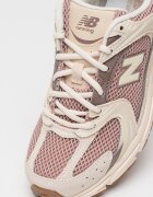 New Balance Унисекс мрежести тренировъчни обувки 530 с кожа Лилав/Мръснобял