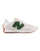 New Balance Унисекс спортни обувки 327 с велур - Зелен/Слонова кост
