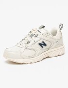 New Balance Унисекс спортни обувки 408 с мрежа Слонова кост/Тъмносин