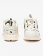 New Balance Унисекс спортни обувки 408 с мрежа Слонова кост/Тъмносин