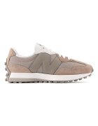 New Balance Унисекс тренировъчни обувки 327 с велур Светлокафяв
