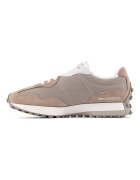 New Balance Унисекс тренировъчни обувки 327 с велур Светлокафяв