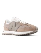 New Balance Унисекс тренировъчни обувки 327 с велур Светлокафяв