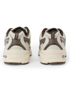 New Balance Унисекс тренировъчни обувки 530 с еко кожа Тъмнокафяв/Слонова кост