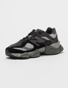 New Balance Унисекс велурени спортни обувки 9060 с мрежа и масивен дизайн Черен/Tъмносив