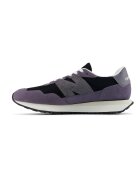 New Balance Велурени маратонки с мрежа - Антрацитно сиво