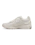 New Balance Велурени маратонки с нисък профил - Слонова кост